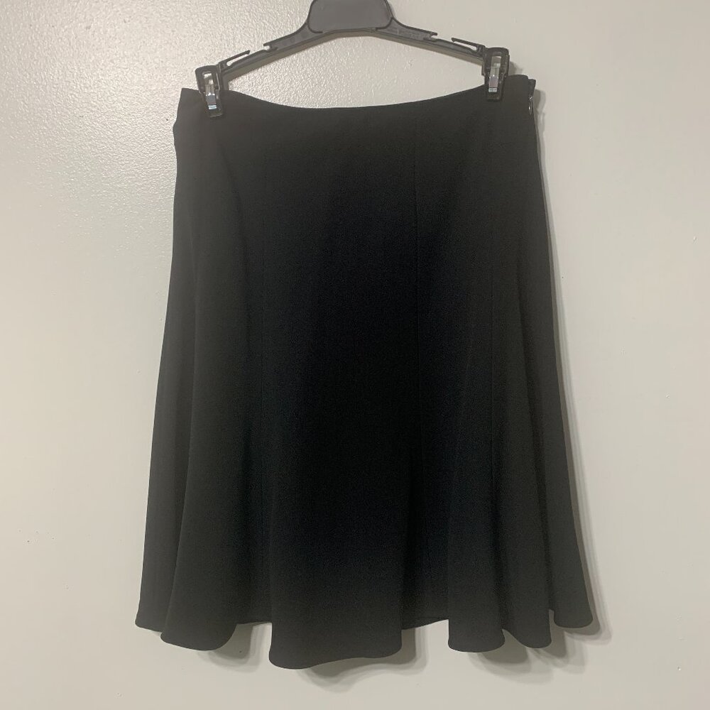 Ann Taylor Loft NWOT Black 0P Women's A-Line Capsula Skirt